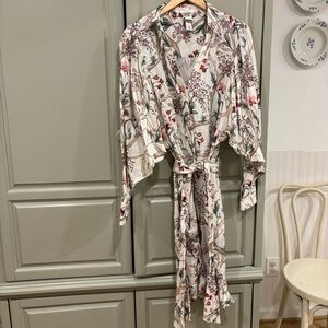 H&M x Johanna Ortiz Floral Linen Dress